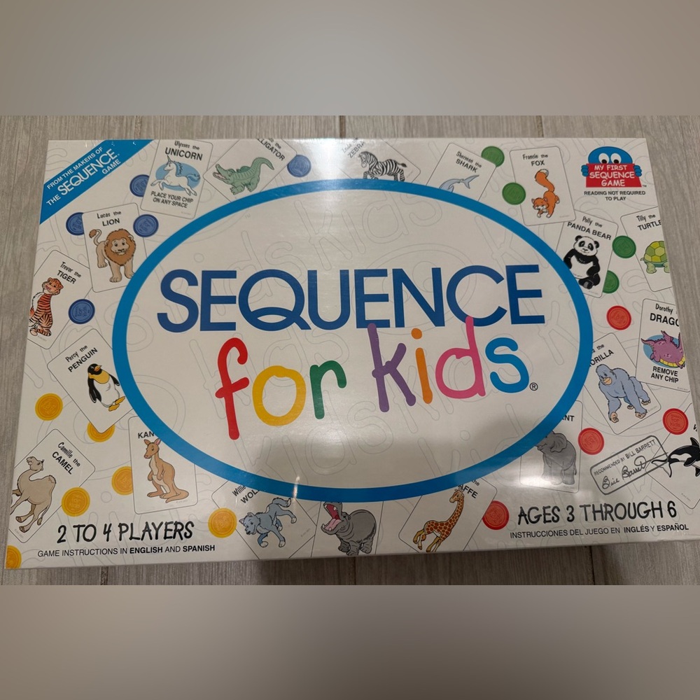 Sequence for Kids Board Game Brand New